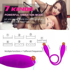 Double Head Vibrating Toy 2 Bullet Vibrators Penetration Silent Women Clitoris Powerful Big Plug Anal18 Soft Masturbator Sex Toys